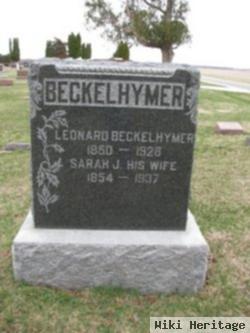 Sarah Jane Brown Beckelhymer