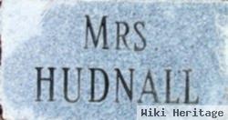 Mrs Hudnall