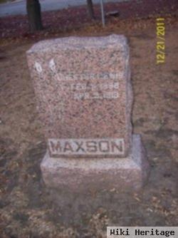 Chester Lewis Maxson