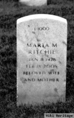 Maria M Ritchie