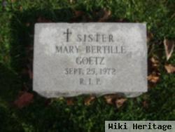 Sr Mary Bertille Goetz