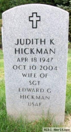 Judith K Hickman