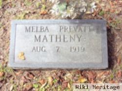 Melba Prevatt Matheny