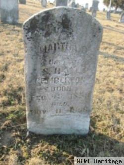 Martha O Pemberton