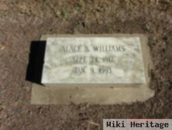 Alace B Williams