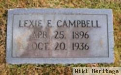 Lexie E. Campbell