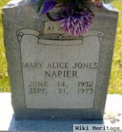 Mary Alice Jones Napier