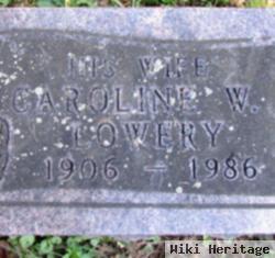 Caroline W Lowery