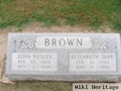 John Wesley Brown