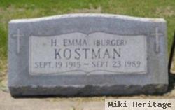 H. Emma Burger Kostman