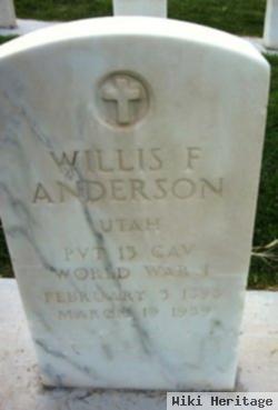 Willis Franklin Anderson