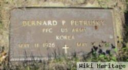 Pfc Bernard P. "ben" Petrusky