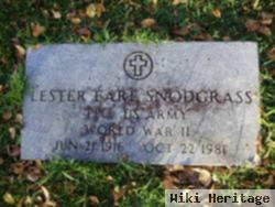 Lester Earl Snodgrass