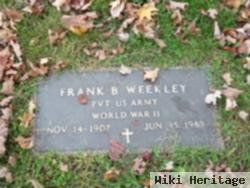 Pvt Frank B. Weekley