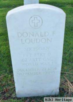 Donald F Loudon