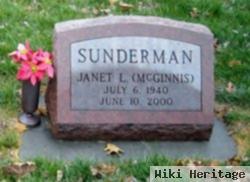 Janet Lou Mcginnis Sunderman