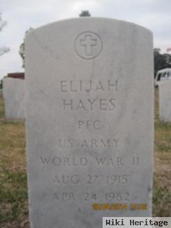 Pfc Elijah Hayes