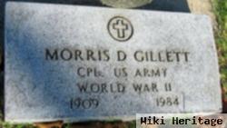 Morris D Gillett