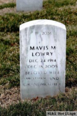 Mavis M Lowry