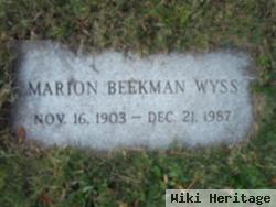 Marion Beekman Wyss