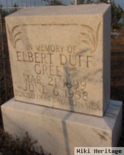 Elbert Duff Green