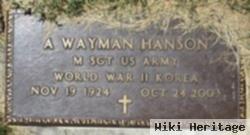 A Wayman Hanson