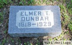 Elmer T Dunbar