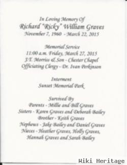 Richard William "ricky" Graves