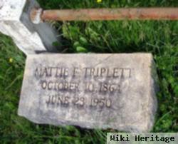 Mattie F Triplett