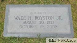 Wade Hampton "hamp" Royston, Jr