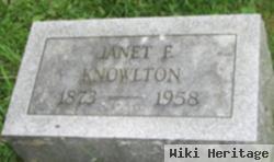 Janet F Knowlton