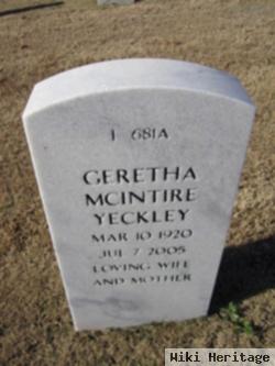 Geretha Mcintire Yeckley