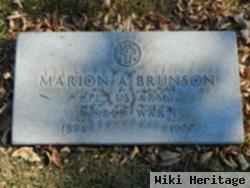 Marion A Brunson