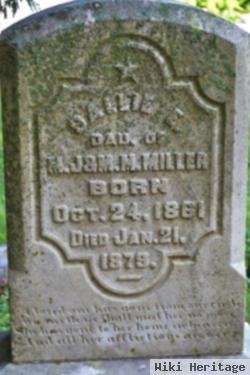 Sarah "sallie" Elizabeth Miller