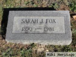 Sarah J. Alloway Fox