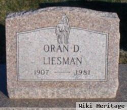 Oran D Liesman