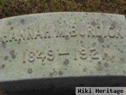 Hannah Maria Palmer Burdick