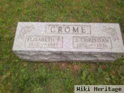 J Christian "christopher" Crome