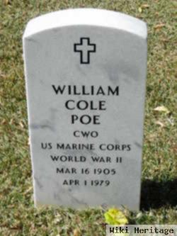 Cwo William Coe Poe