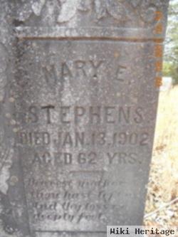 Mary E James Stephens