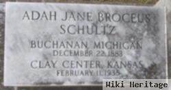 Adah Jane Broceus Schultz