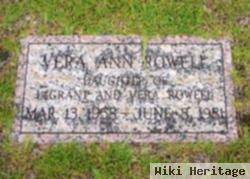 Vera Ann Rowell