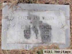 Geneva Ann Wilson Powell