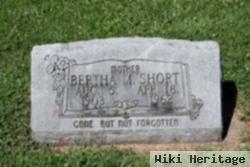 Bertha A Short