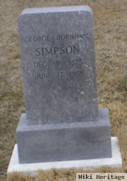 George Burnham Simpson