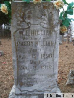 W. E. Hillian