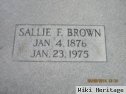 Sallie F. Brown