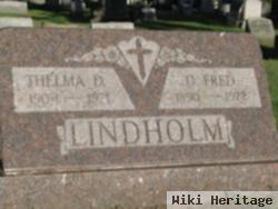 Thelma D Lindholm