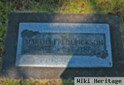 Martha Wilhelmina Priebe Frederickson