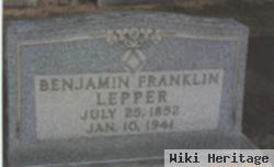 Benjamin Franklin Lepper